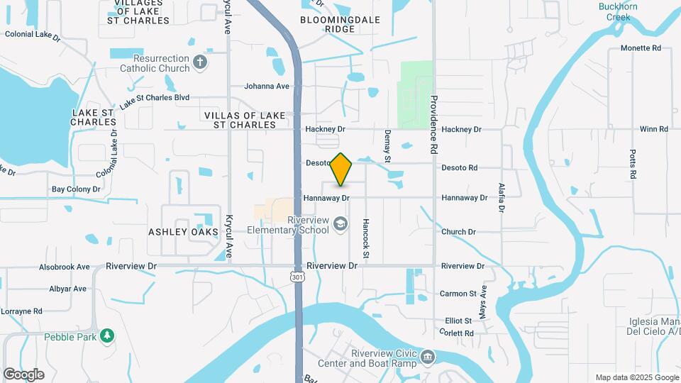 10812 Hannaway Dr Map and Location Details
