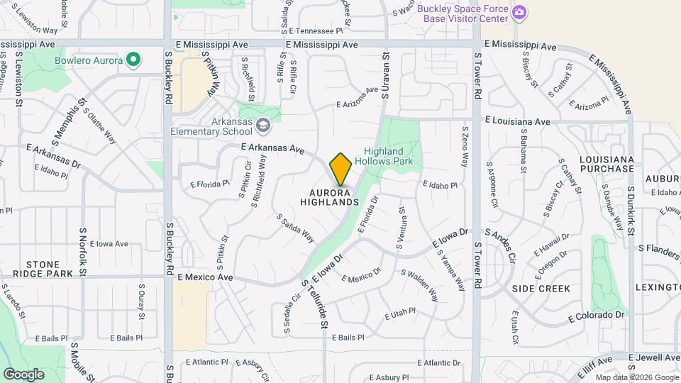 17852 E Florida Ave, Unit 404-4 Map and Location Details