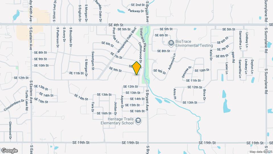 1005 Cottonwood Dr Map and Location Details