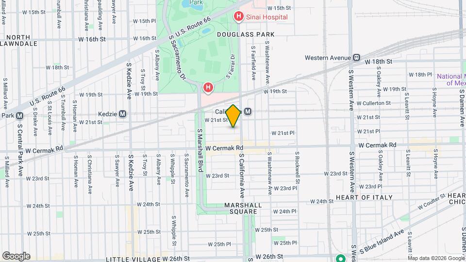 2814 W 21st Pl, Unit SI ID1508016P Map and Location Details