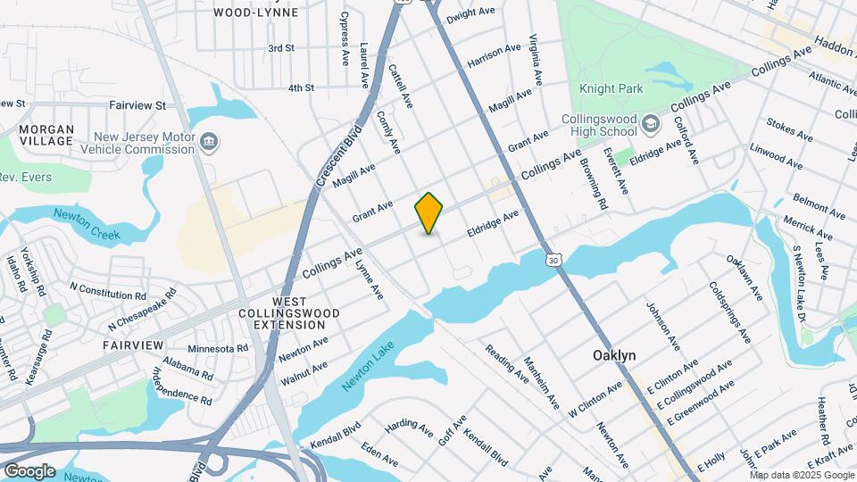 911 Eldridge Ave, Unit #B Map and Location Details