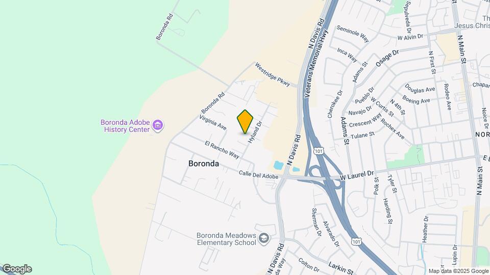 425 Hyland Dr Mapa y Detalles de la Ubicación