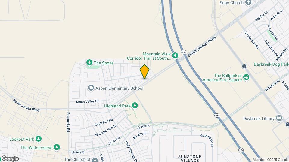 6026 S Jordan Pkwy W Map and Location Details