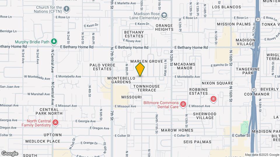 5650 N 10th St Map and Location Details