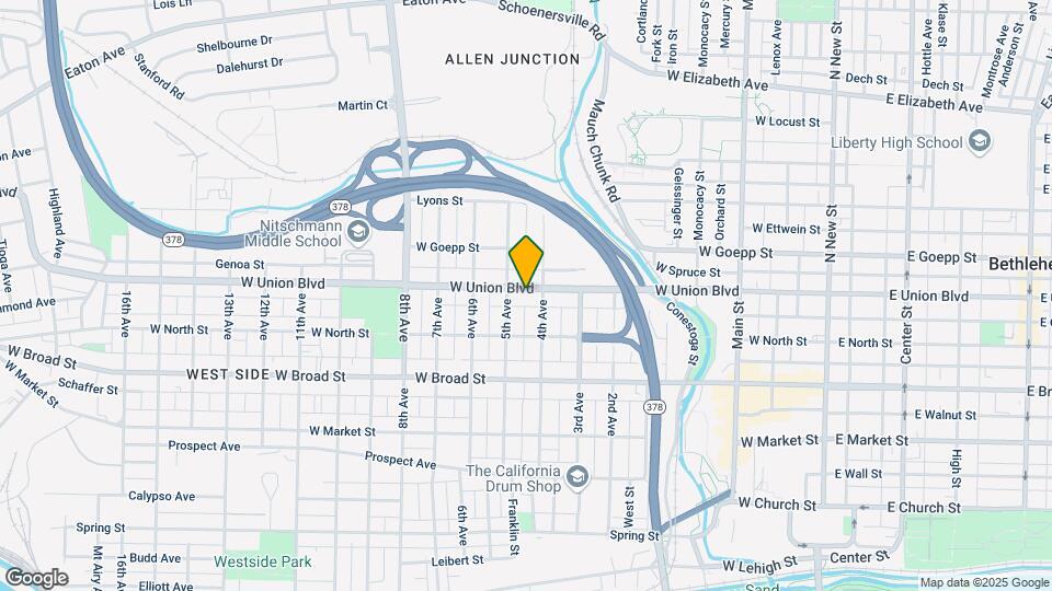 515 W Union Blvd-Unit -1 Map and Location Details