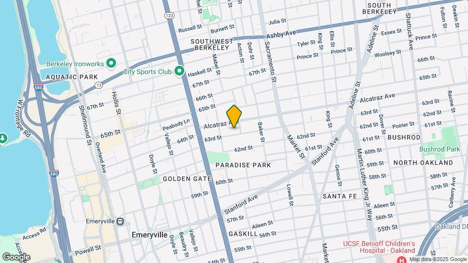 1046 63rd St Map and Location Details