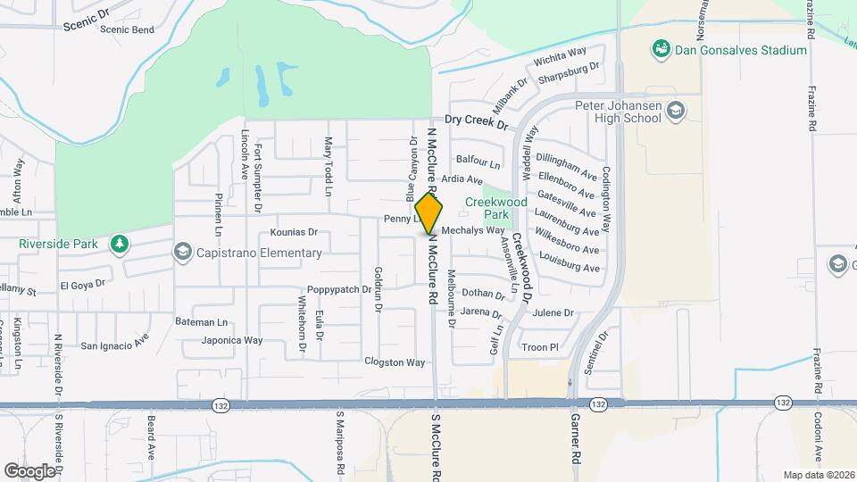 441 N McClure Rd Map and Location Details