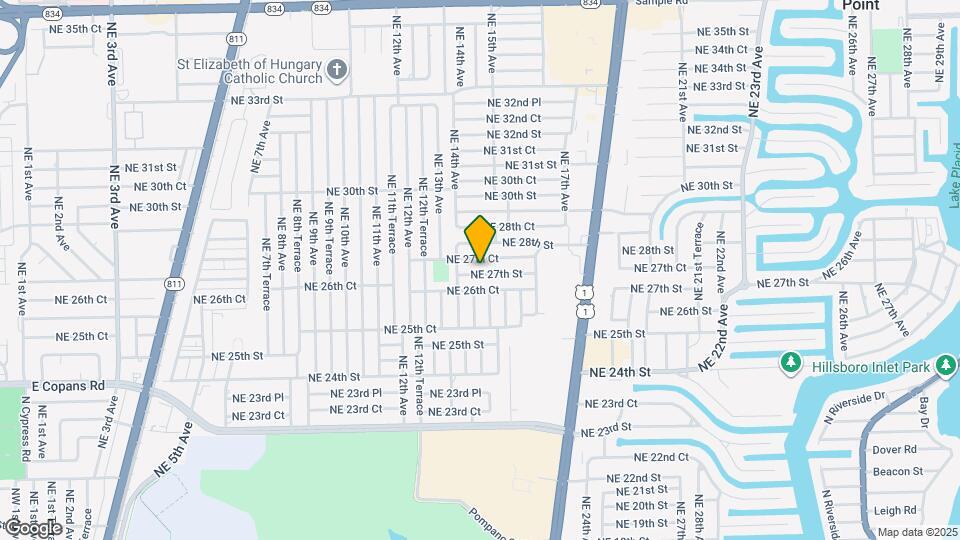 1433 NE 27th St Map and Location Details