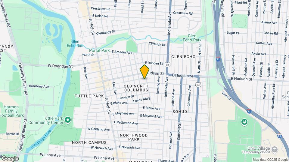 216 E Tompkins St Map and Location Details