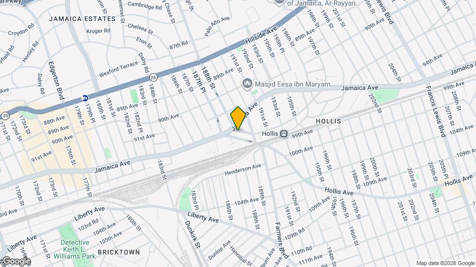 188-14 Woodhull Ave Map and Location Details