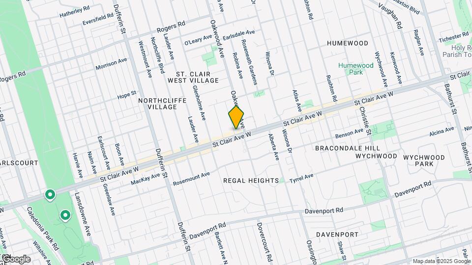 966-968 St Clair Ave W Map and Location Details