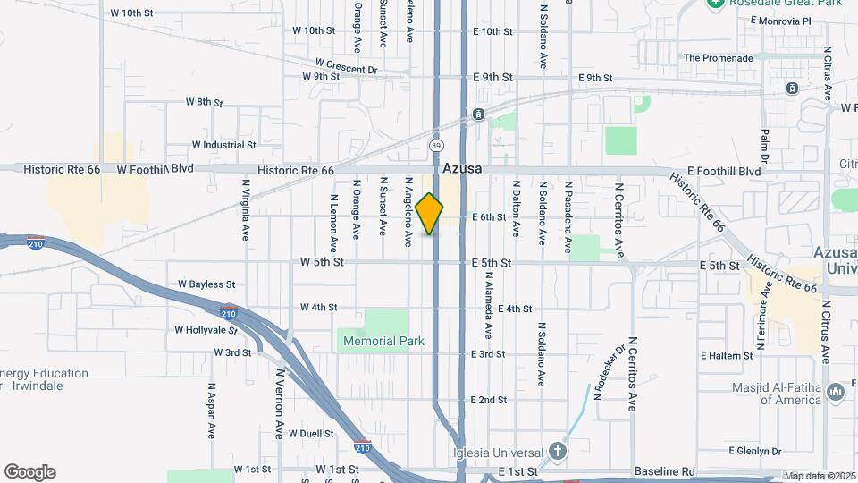 525 N San Gabriel Ave Map and Location Details