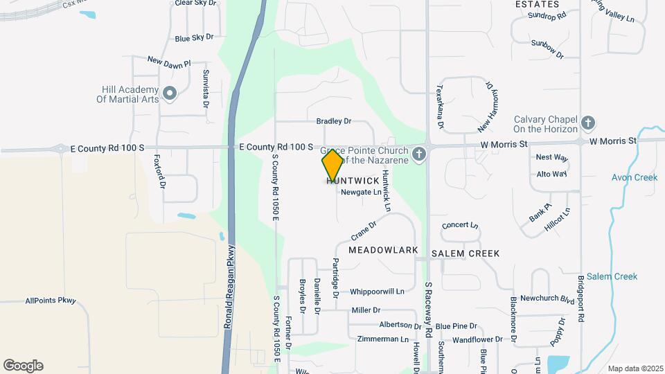 1070 Halifax Ln Map and Location Details
