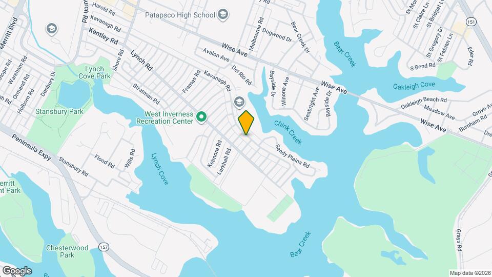 8413 Kavanagh Rd Map and Location Details