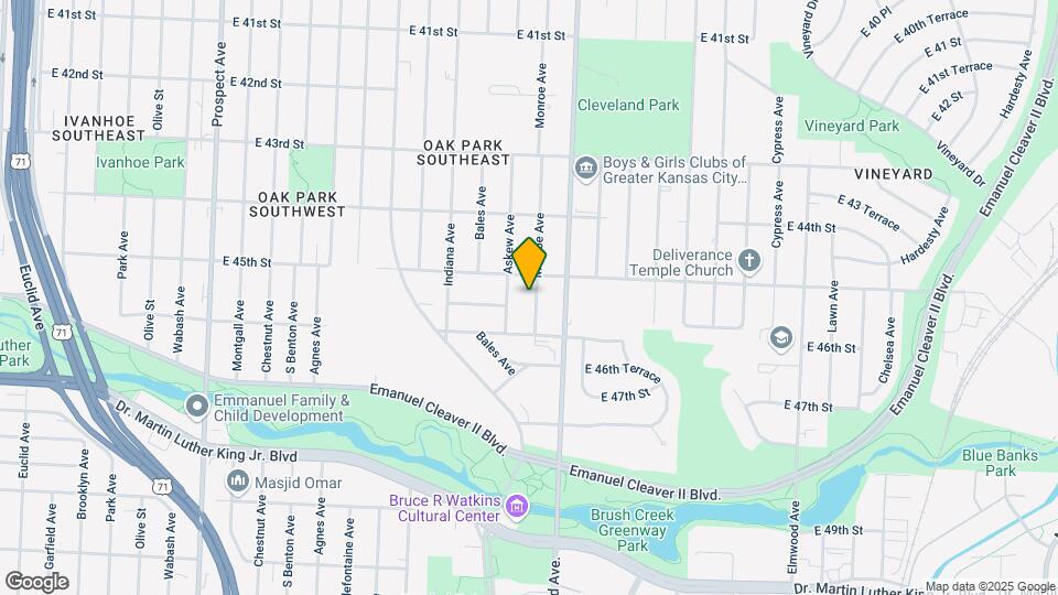 4514 Monroe Ave Map and Location Details