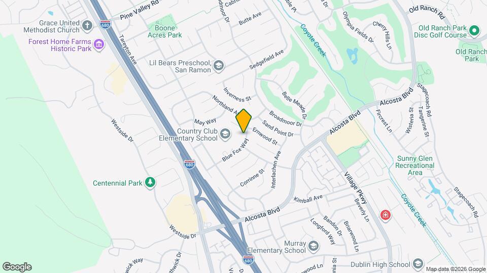 7472 Blue Fox Way Mapa y Detalles de la Ubicación