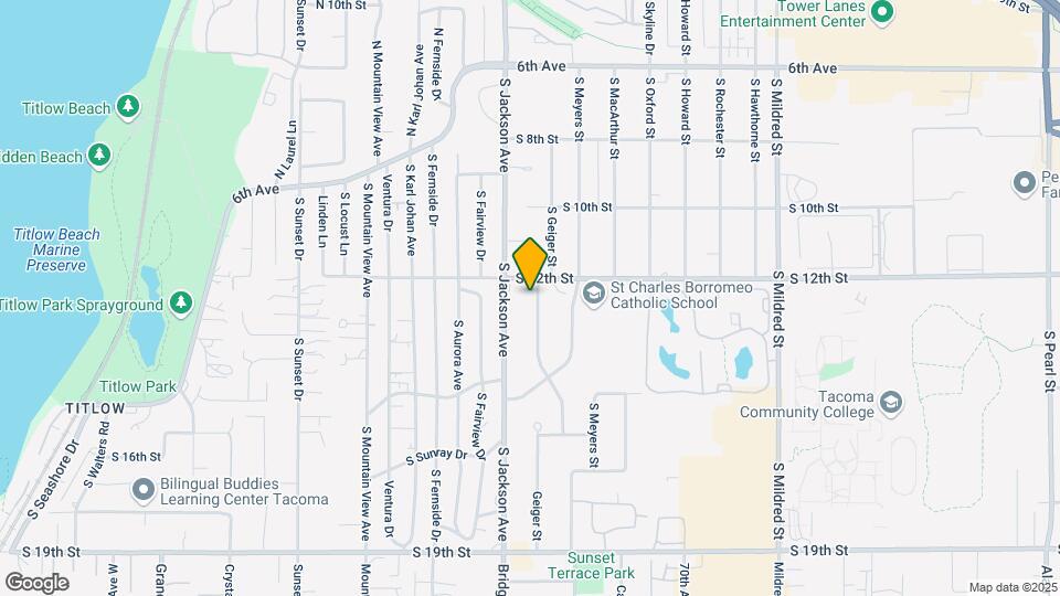 1214 S Geiger St Map and Location Details