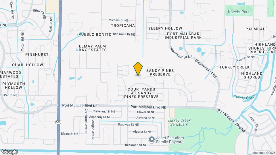 2152 Spring Creek Cir Map and Location Details