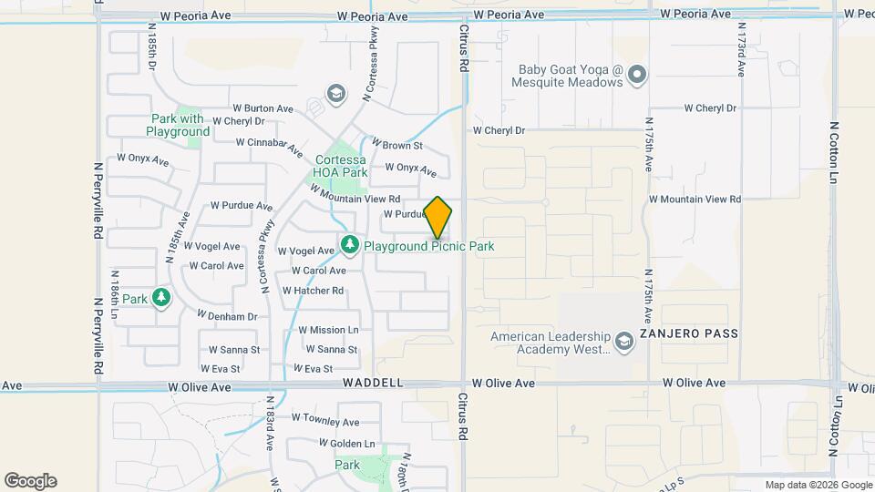 17932 W Vogel Ave Map and Location Details