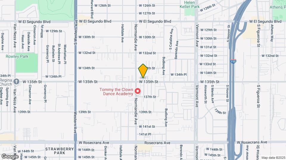 1331 W 135th St Map and Location Details