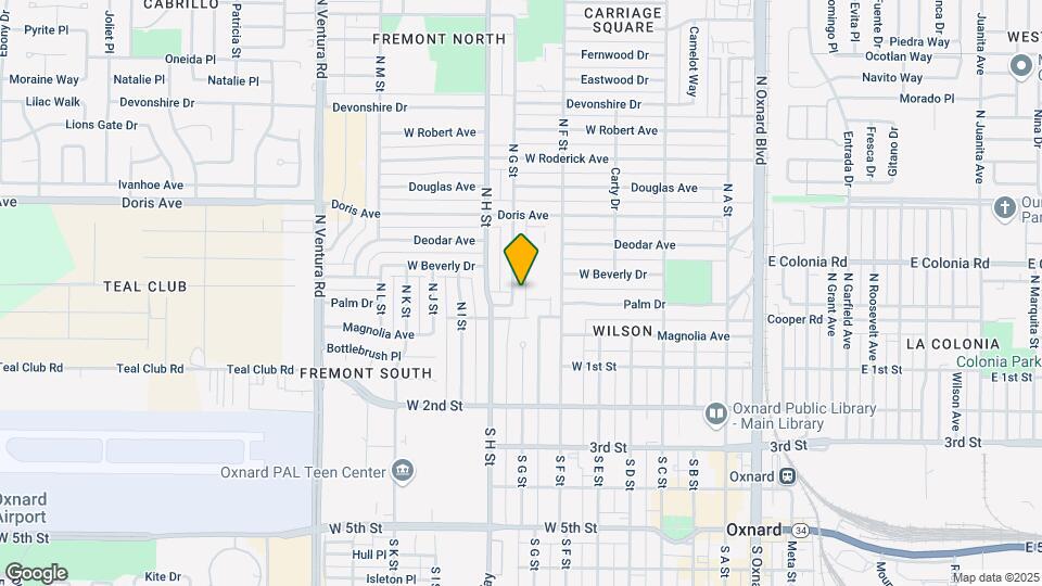 330 N G St Map and Location Details