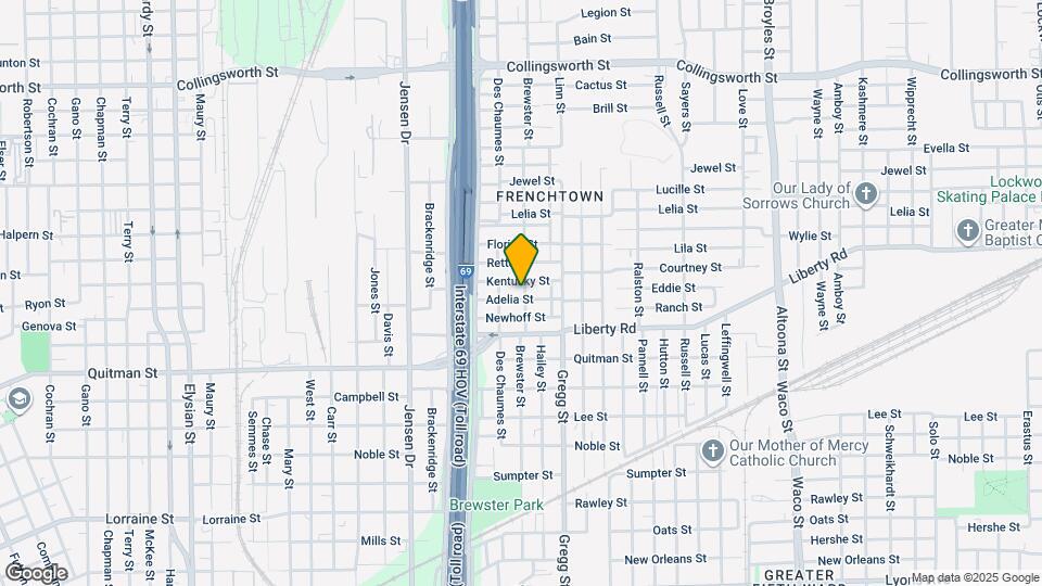 2701 Brewster St Map and Location Details
