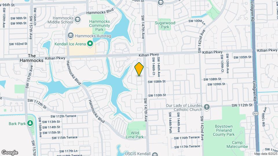 14720 SW 107th Terrace Map and Location Details