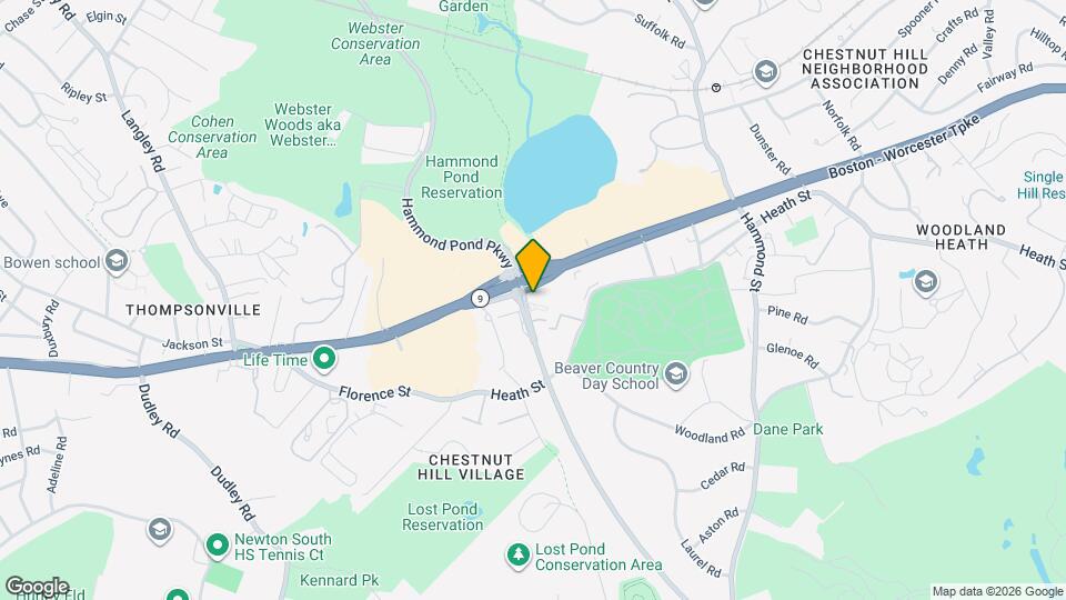 31 Hammond Pond Pky, Unit #2 Mapa y Detalles de la Ubicación