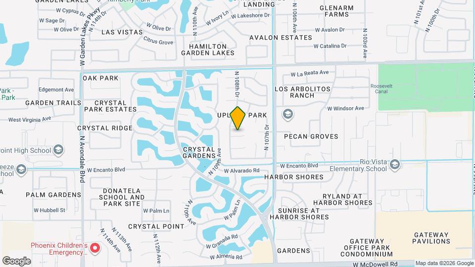 10826 W Wilshire Dr Map and Location Details