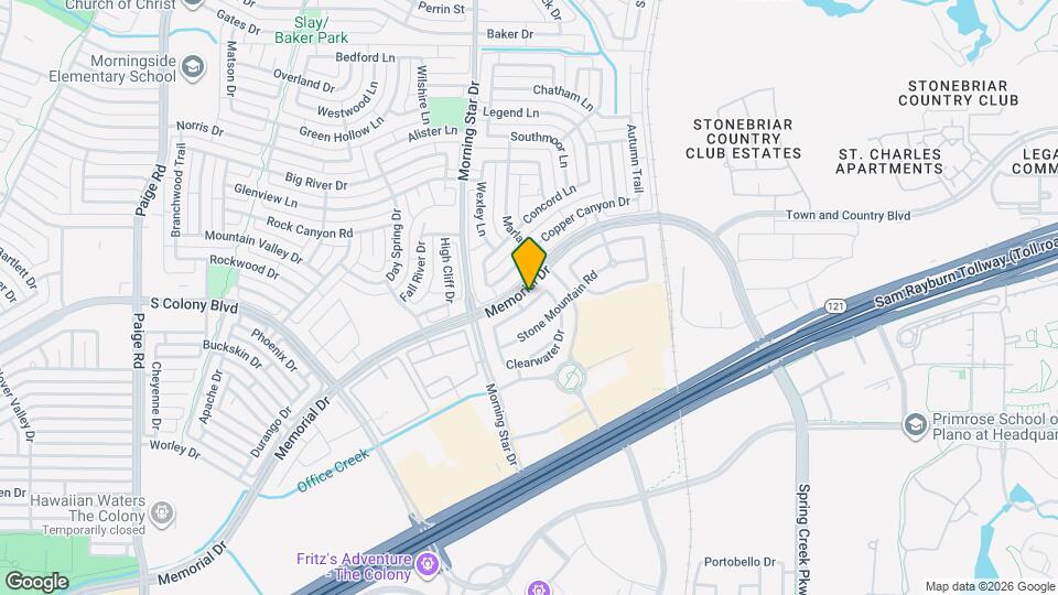 5845 Pinebrook Dr Map and Location Details