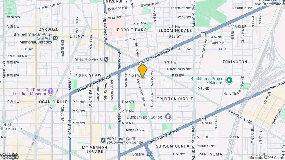 1640 4th St NW Map and Location Details