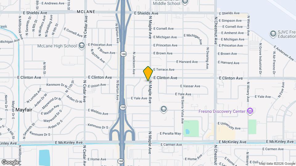 2257 N Meridian Ave Map and Location Details