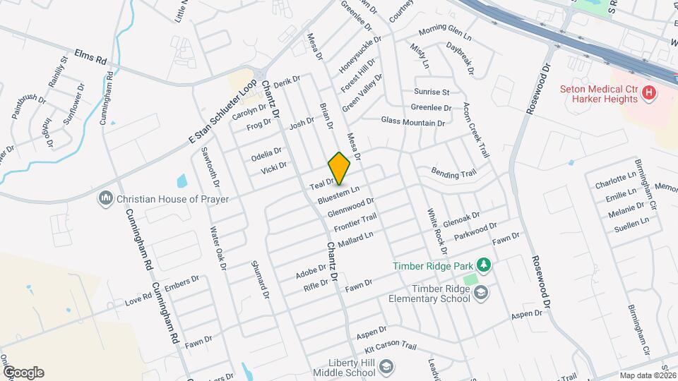 4505 Bluestem Ln Map and Location Details