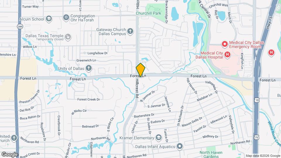 6916 Forest Ln Map and Location Details