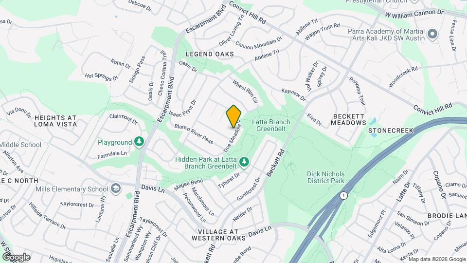 8104 Doe Meadow Dr Map and Location Details