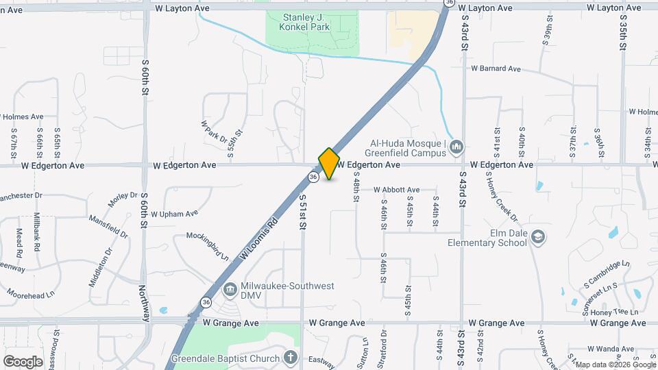 4909 W Edgerton Ave Map and Location Details