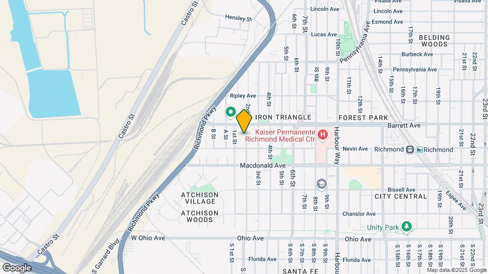 445 2nd St Map and Location Details