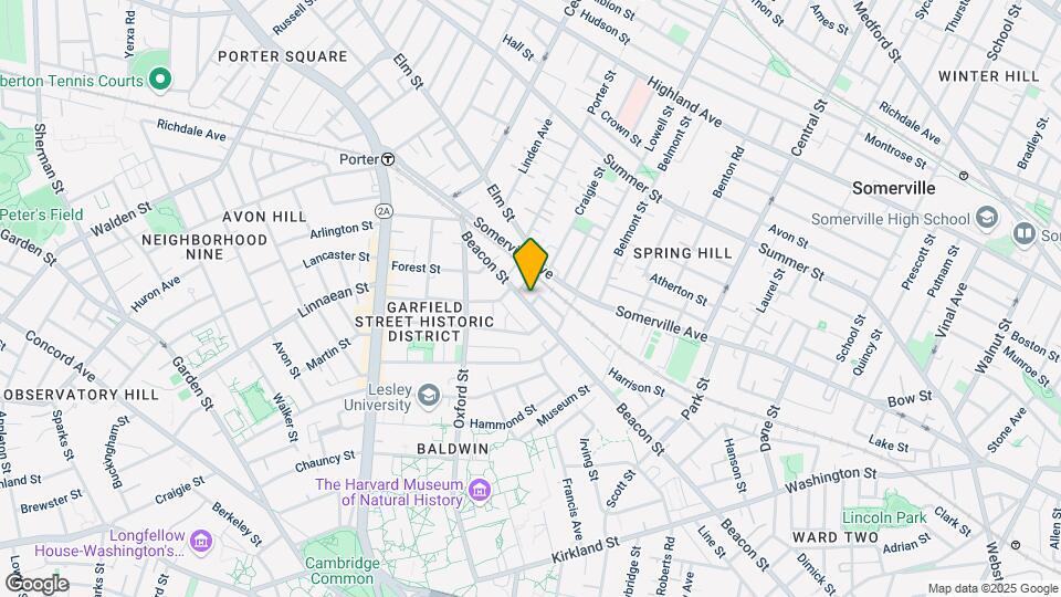 309 Beacon St Map and Location Details