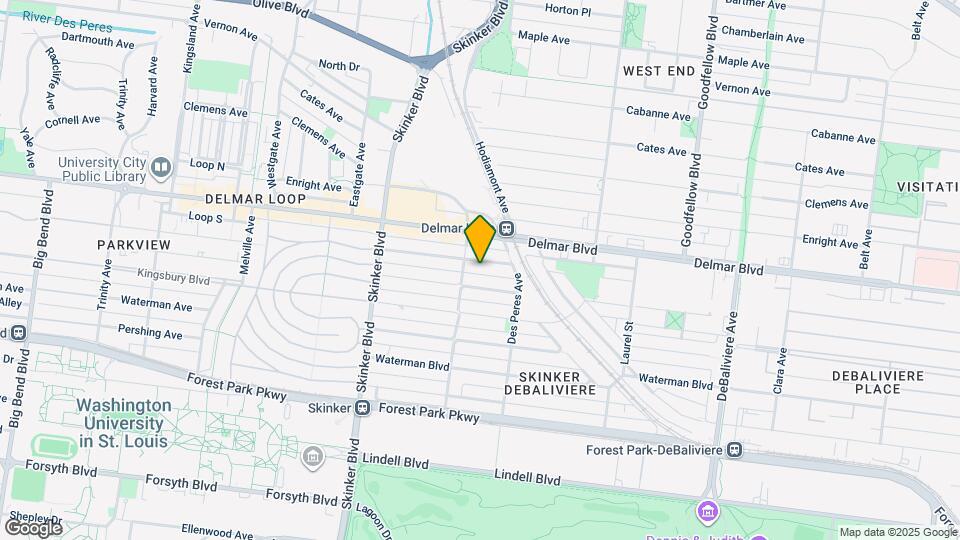 6036 Washington Blvd Map and Location Details
