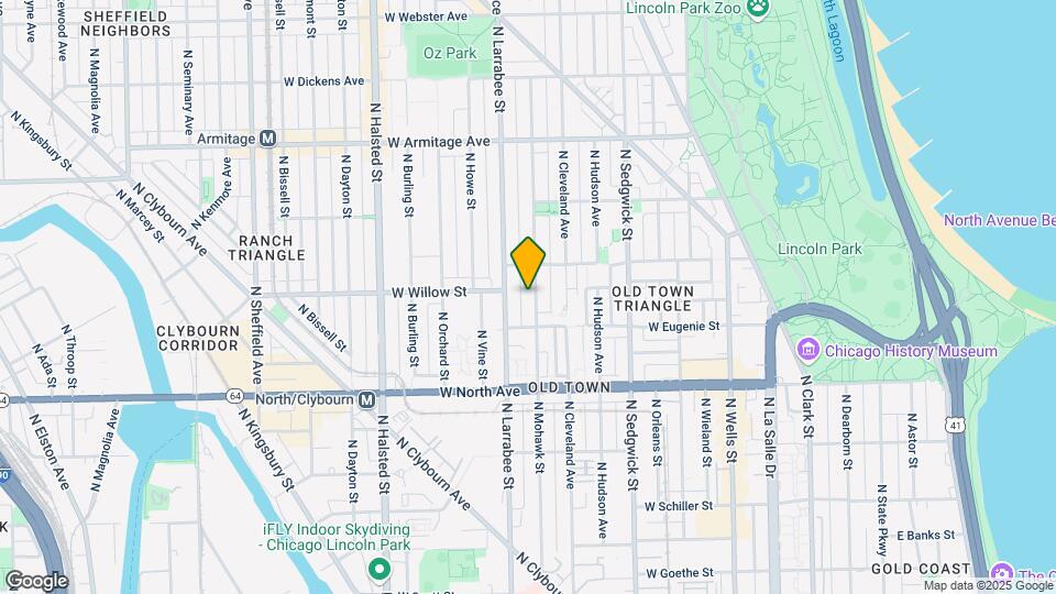1726 N Mohawk St Mapa y Detalles de la Ubicación