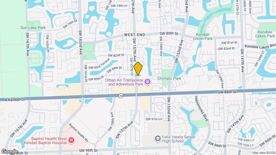 8604 SW 156th Pl Map and Location Details