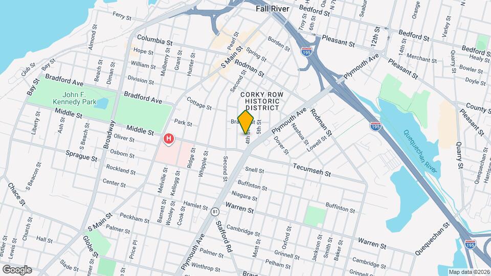 549 4th St, Unit #2 second floor Map and Location Details