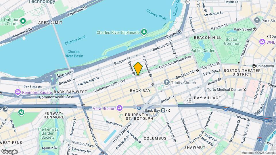 186 Commonwealth Ave, Unit 53 Map and Location Details