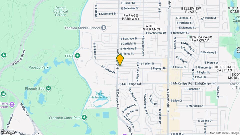 310 E Papago Dr Map and Location Details
