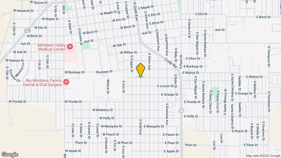 1204 S Gold Ave Map and Location Details