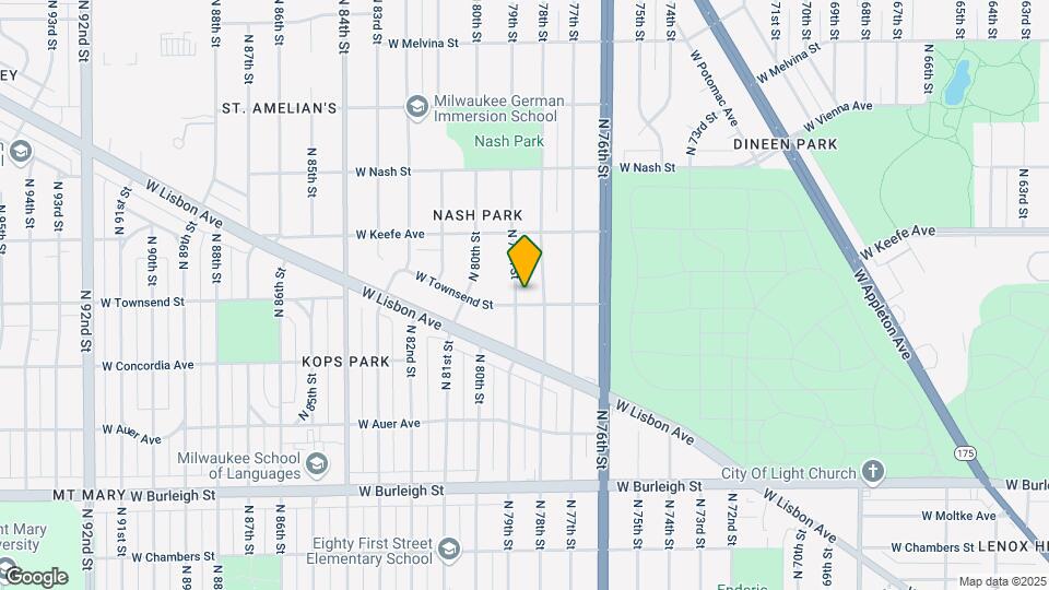 3410 N 79th St Map and Location Details
