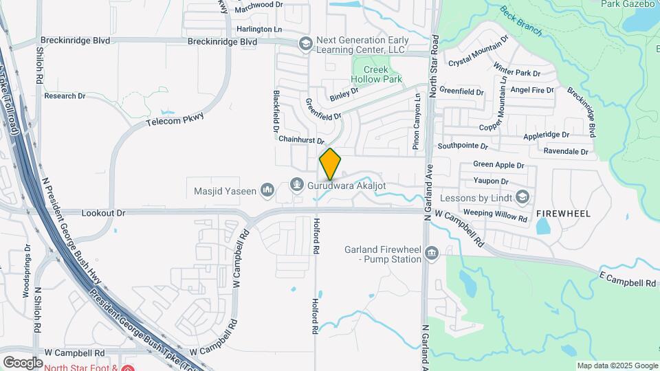 1314 Creekwood Dr Map and Location Details
