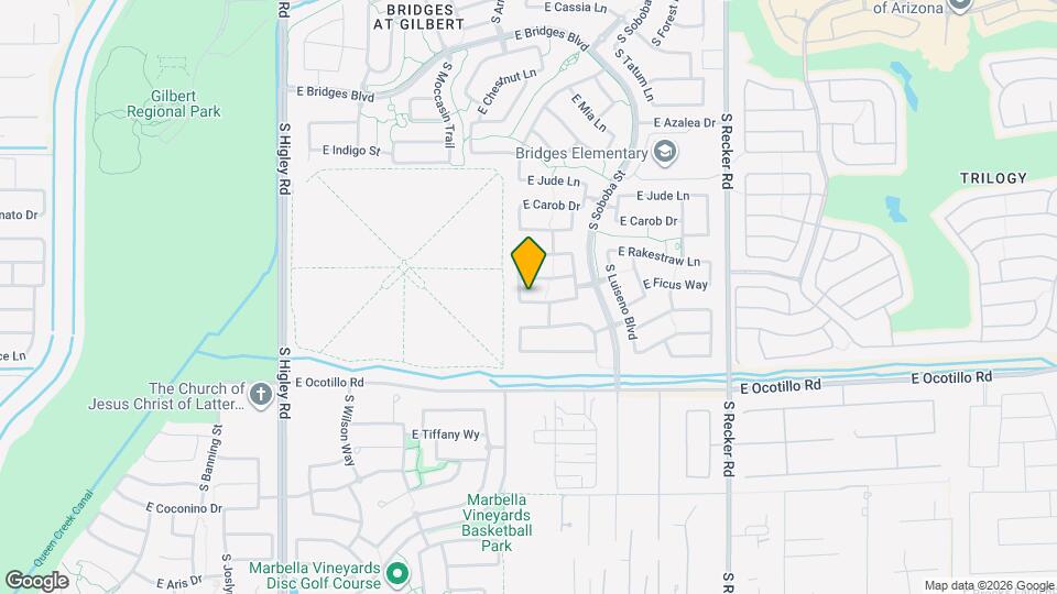 3636 E Lodgepole Dr Mapa y Detalles de la Ubicación