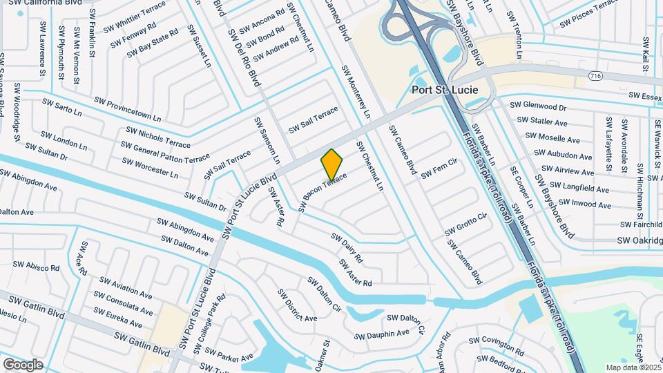 602 SW Bacon Ter, Unit A Map and Location Details