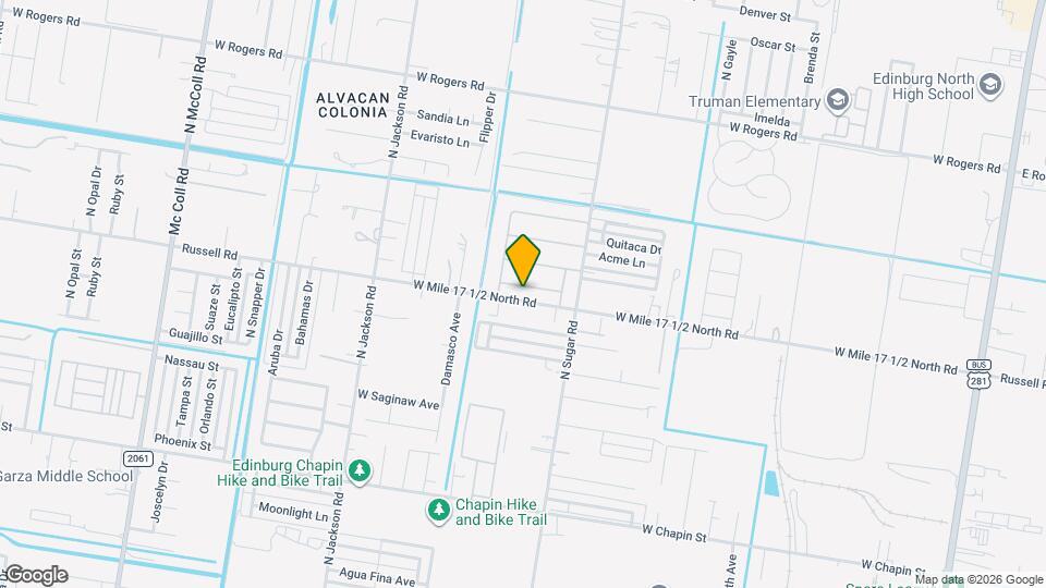 1710 W Broome St Map and Location Details